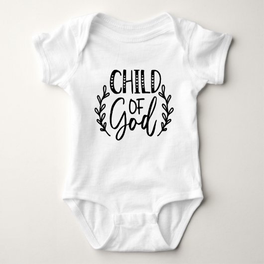 Kind van God Christelijk Baby Bodysuit Kind Shirt (Voorkant)