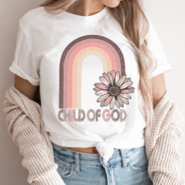 Kind van God Christelijk citaat Faith Religious Re T-shirt