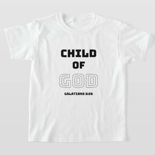 Kind van God Christelijk Shirt van Kind (Laagn)