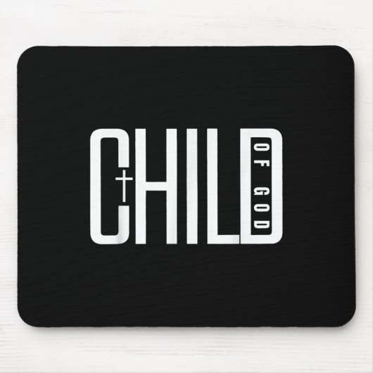 Kind van God, Christelijke Mannen bundel religieuz Muismat (Voorkant)