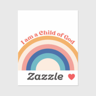 Kind van God Christelijke Stickers Regenboog