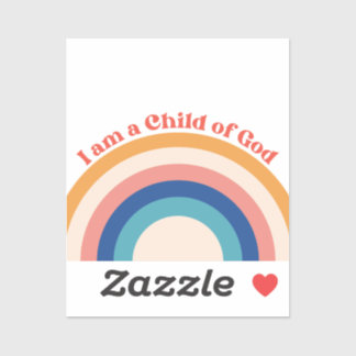 Kind van God Christelijke Stickers | Regenboog