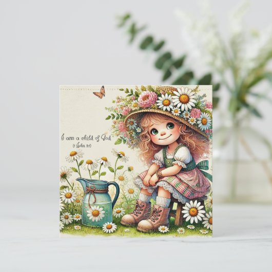 Kind van God daisy meisje (Staand voorkant)