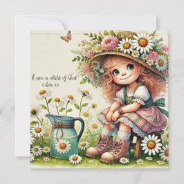 Kind van God daisy meisje