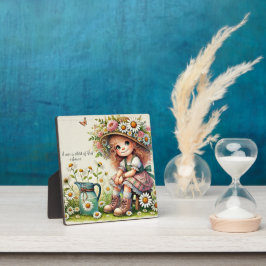 Kind van God daisy meisje Fotoplaat