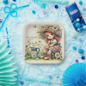 Kind van God daisy meisje Papieren Bordje (Feest)