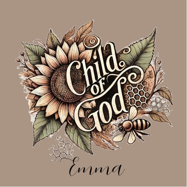 Kind van God Fotobeeldje Magneet (Voorkant)