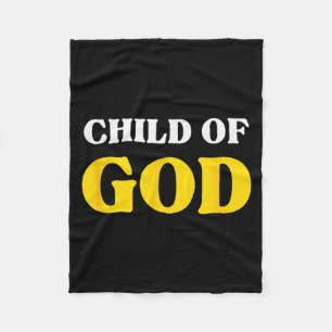 Kind van God, Geliefd Gezegend, Christelijk Geloof Fleece Deken