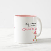 Kind van God - Inspirerend Tweekleurige Koffiemok (Voorkant rechts)