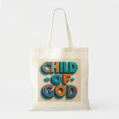 "Kind van God Jumbo Canvas tas – Ai design (Voorkant)
