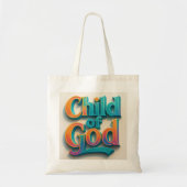 "Kind van God Jumbo Canvas tas – Ai design (Voorkant)