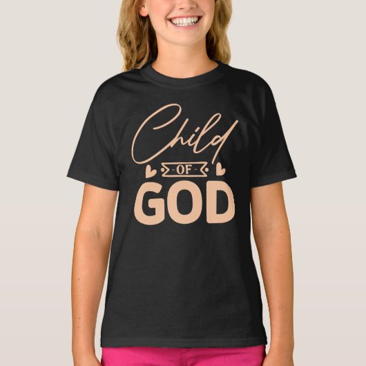 Kind van God - Kinder T-shirt geïnspireerd op het  (Voorkant)