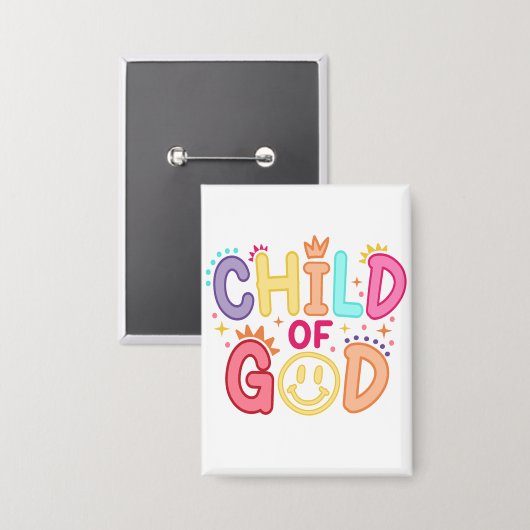 Kind van God Knop Button (Voorkant / Achterkant)