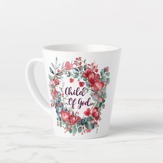 Kind van God Latte Mok (Linkerhoek)