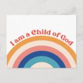 Kind van God Mooie Regenboog Briefkaart  (Voorkant)