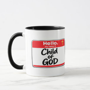 Kind van GOD - Naamlabel Mok