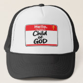 Kind van GOD - Naamlabel Trucker Pet (Voorkant)