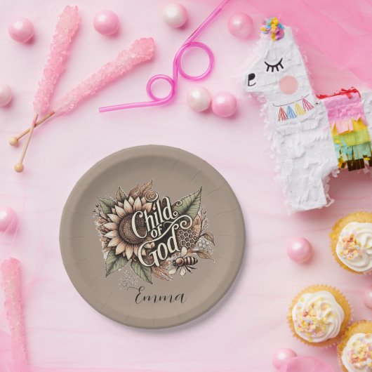 Kind van God Papieren Bordje (Feest)