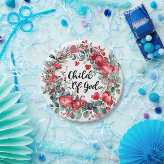 Kind van God Papieren Bordje (Feest)