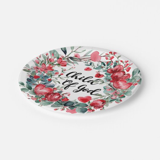 Kind van God Papieren Bordje (Gekanteld)