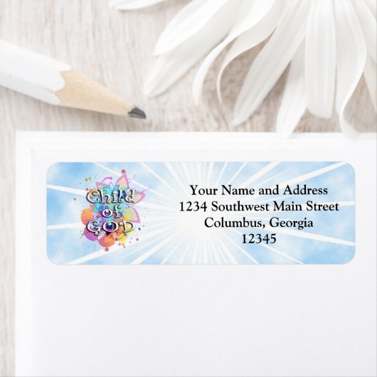 Kind van God, pastel Etiket (Insitu)