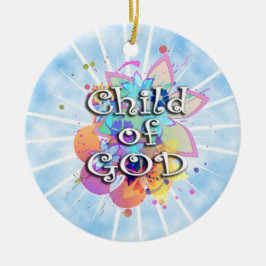 Kind van God, pastel Keramisch Ornament