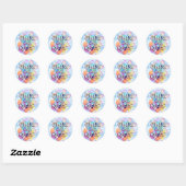 Kind van God, pastel Ronde Sticker (Vel)