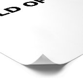 "Kind van God" Poster (Hoek)