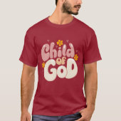 Kind van God - Retro Christelijk T-shirt (Voorkant)
