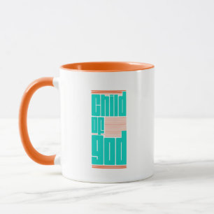 Kind van God Retro Vintage Christelijke Inspiratie Mok