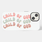 Kind van God Retro Waves iPhone Hoesje (Achterkant horizontaal)