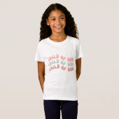Kind van God Retro Waves T-Shirt (Voorkant volledig)