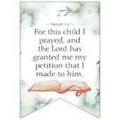 Kind van God steekt banier Vlaggetjes (Eerste vlag)