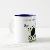 Kind van God Tweekleurige Koffiemok (Voorkant links)