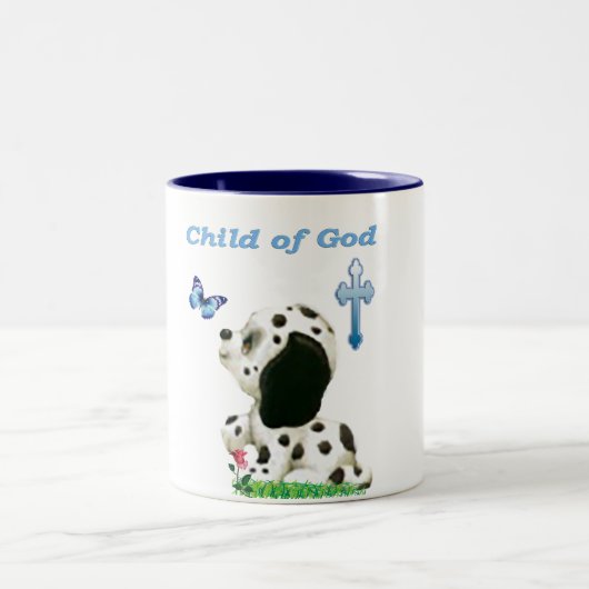 Kind van God Tweekleurige Koffiemok (Center)