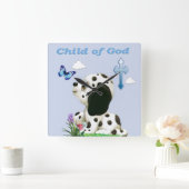 Kind van God Vierkante Klok (Huis)