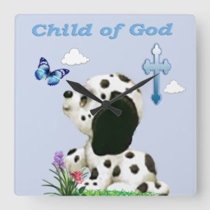 Kind van God Vierkante Klok