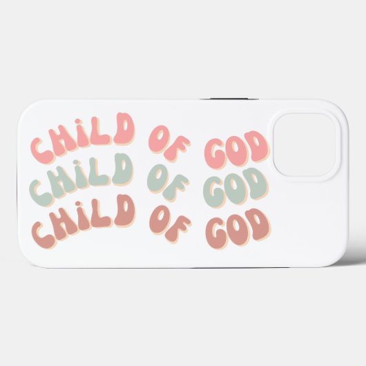 Kind van Gods Retro Waves Case-Mate iPhone Case (Achterkant (horizontaal))