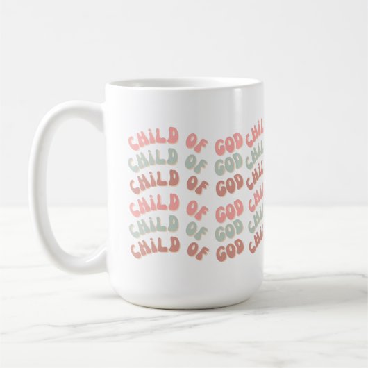 Kind van Gods Retro Waves Koffiemok (Links)