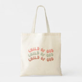 Kind van Gods Retro Waves Tote Bag (Achterkant)
