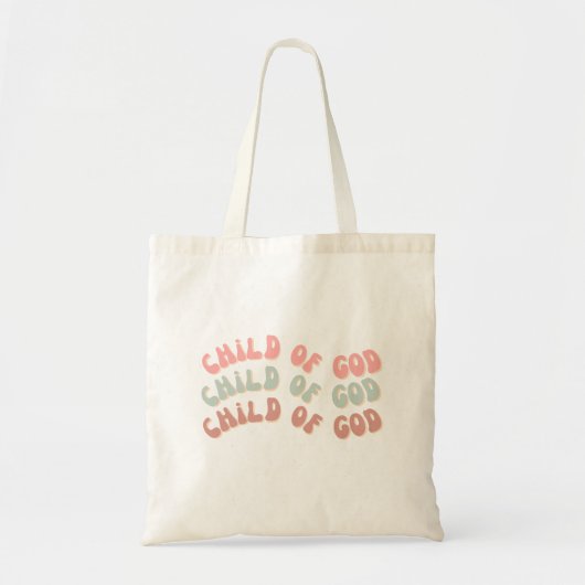 Kind van Gods Retro Waves Tote Bag (Voorkant)