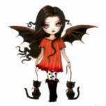 Kind van Halloween Fotosculptuur Staand Fotobeeldje<br><div class="desc">Van de Fantasy Art van Molly Harrison,  www.mollyharrisonart.com. Ga naar mijn website voor meer informatie over mij en mijn kunst en vind ook mijn fanpagina op Facebook voor kunstupdates. Mijn originelen worden verkocht op eBay en eBay.</div>