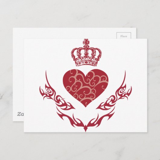 Kind van hart briefkaart (Voorkant / Achterkant)