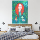 Kind van het bos canvas afdruk (Insitu (Slaapkamer))