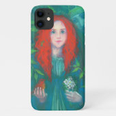 Kind van het bos, rood meisje, groene tinten Case-Mate iPhone case (Achterkant)