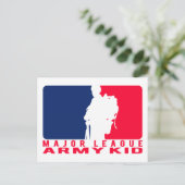 Kind van het Leger van de Grote Liga Briefkaart (Staand voorkant)