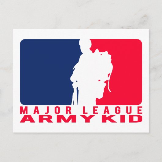 Kind van het Leger van de Grote Liga Briefkaart (Voorkant)