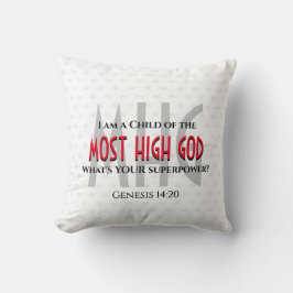 KIND VAN HET MEEST HOGE GOD Superpower-Sierkussen Kussen