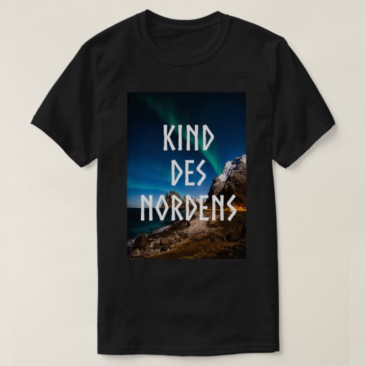 kind van het noorden t-shirt (Design voorkant)