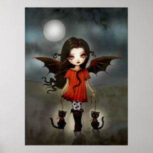 Kind van het Poster Halloween Cute Vampire